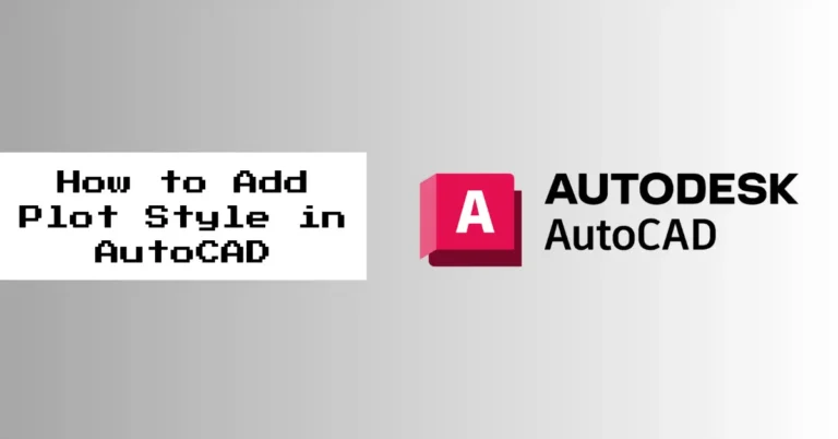 how to add plot style in AutoCAD