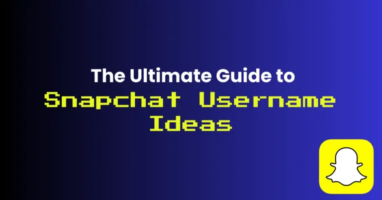 snapchat username ideas